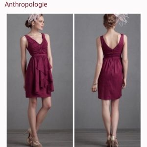 BHLDN Anthropologie Vivacity Shift by Quillaree Size 4, zipper needs repair